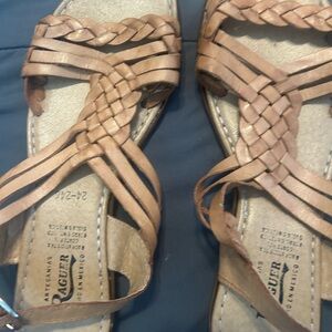 Women's Tan Braided Sandals